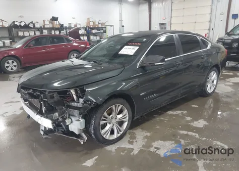 2014 Chevrolet Impala 2Lt из США, поврежденный, VIN 2G1125S34E9102362